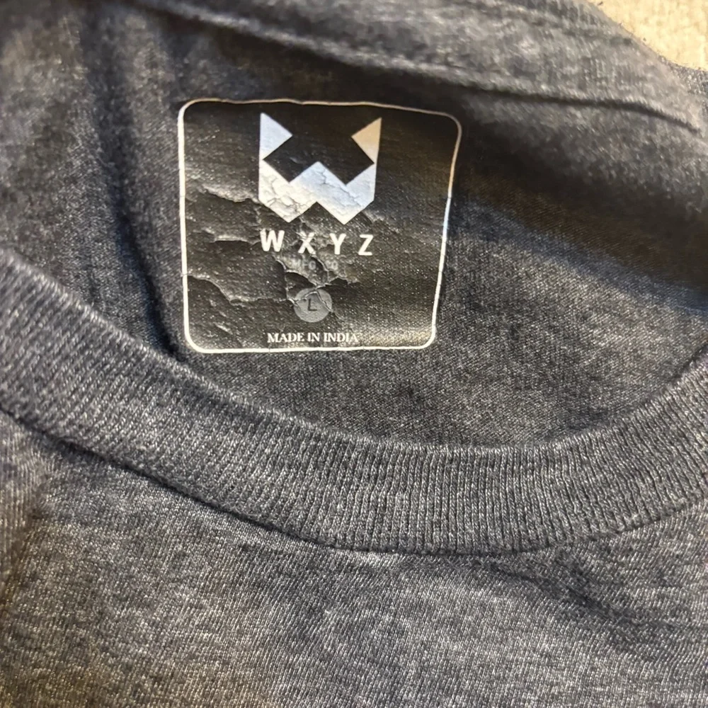 🇺🇸 California Graphic Tee Large Dark Grey Camouflage Short Sleeves WXYZ Cotton